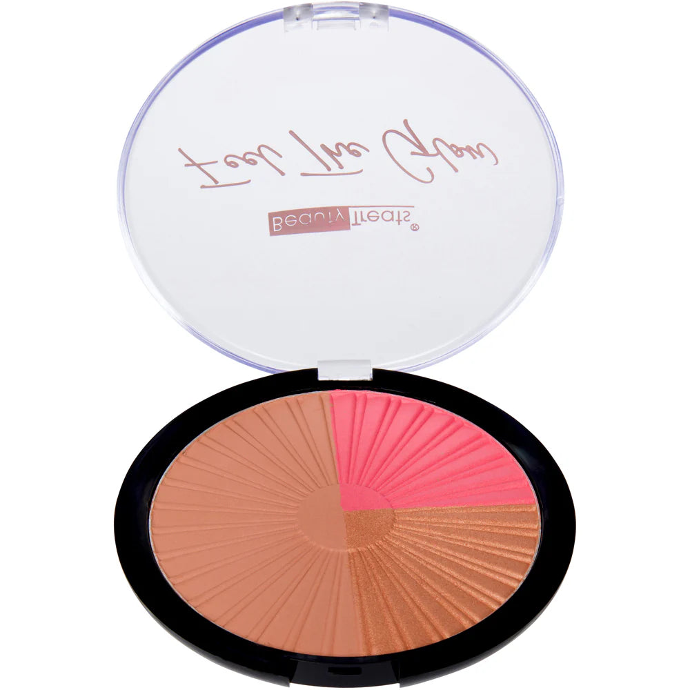 Glow blush, highlight & bronzer
