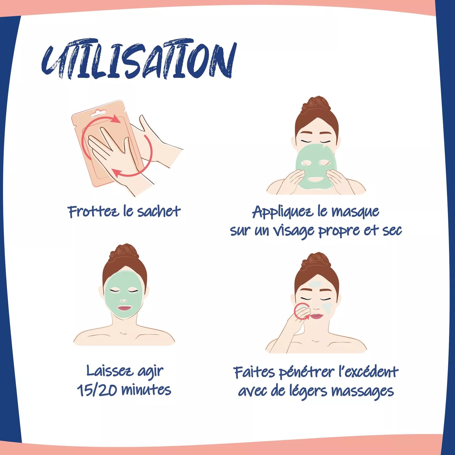 Masque visage en tissus