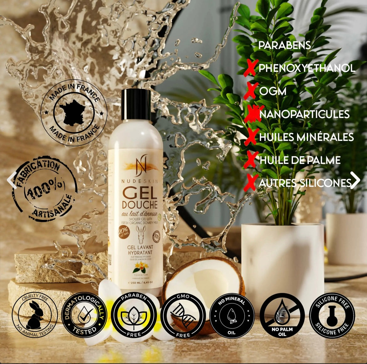 GEL DOUCHE AU LAIT D’ÂNESSE