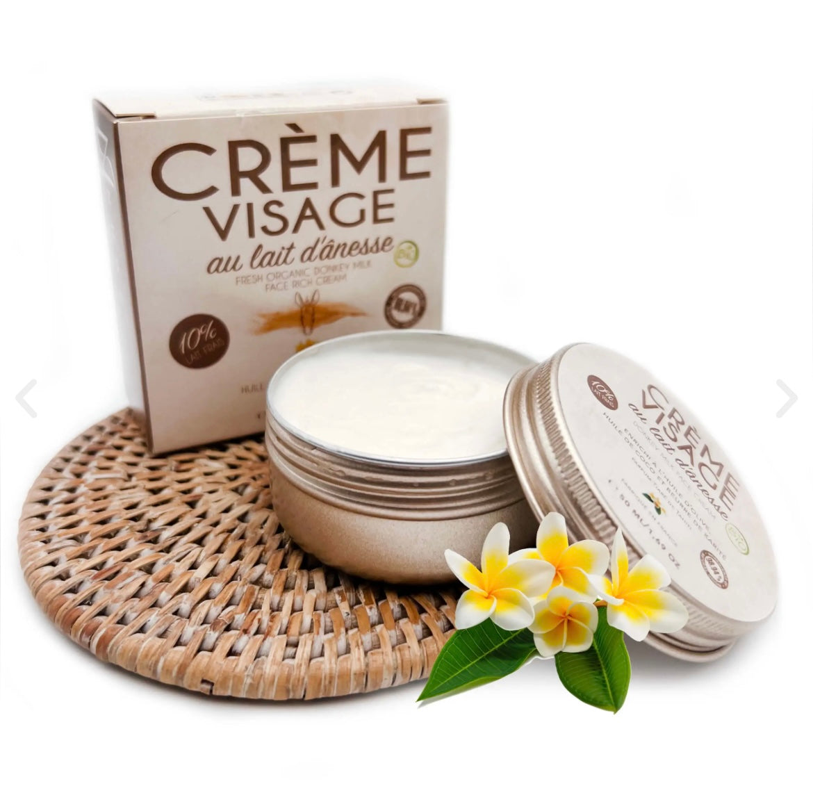 CRÈME VISAGE AU LAIT D’ÂNESSE