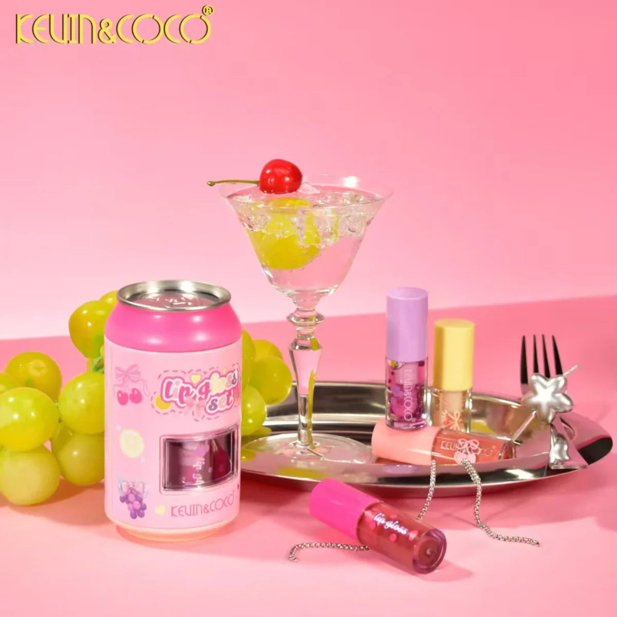 Coffret Canette Lip Gloss Fruit Satin - Kevin & Coco