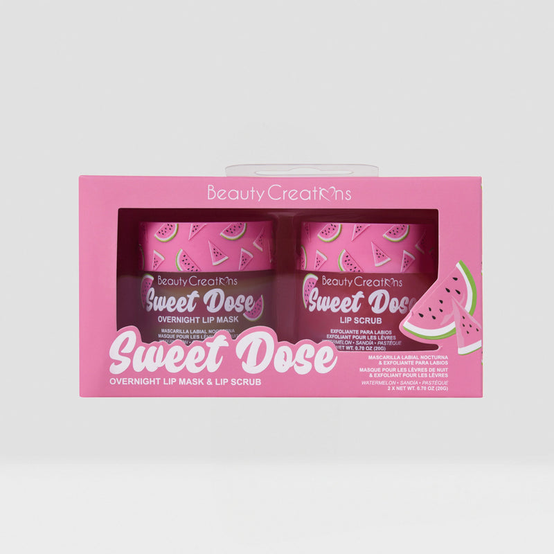 Sweet dose Lip Mask et Lip Scrub