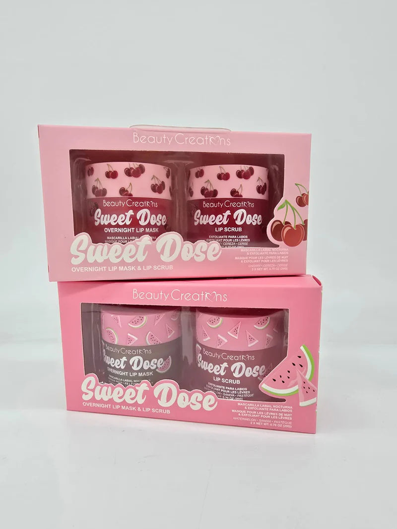 Sweet dose Lip Mask et Lip Scrub