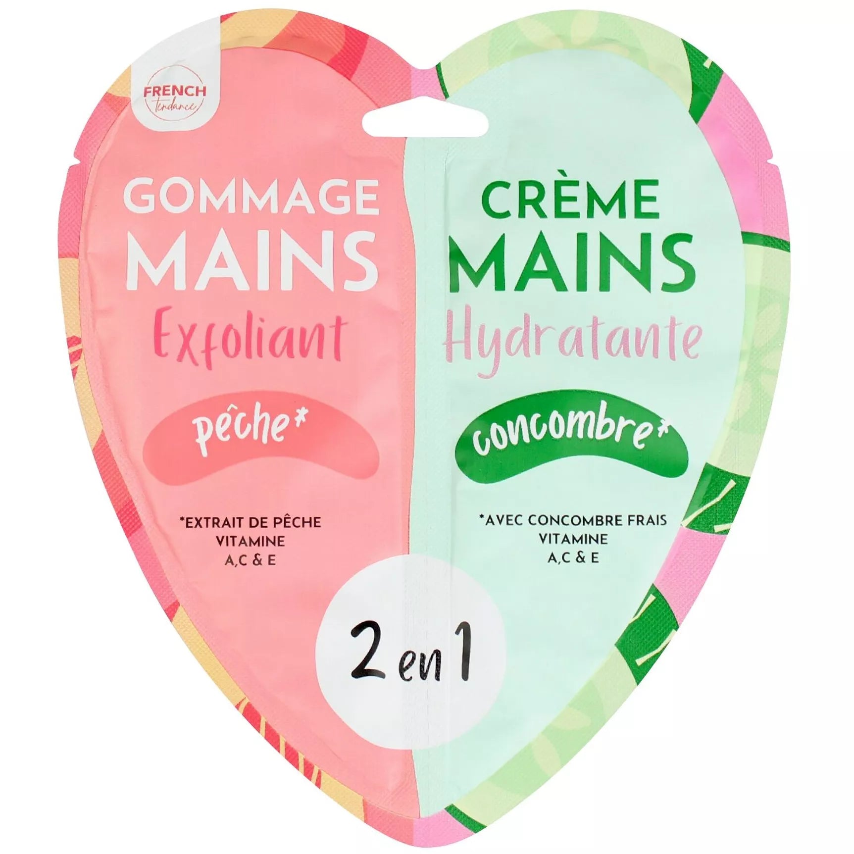 Duo Gommage / Crème hydratante Mains - Pêche & Concombre