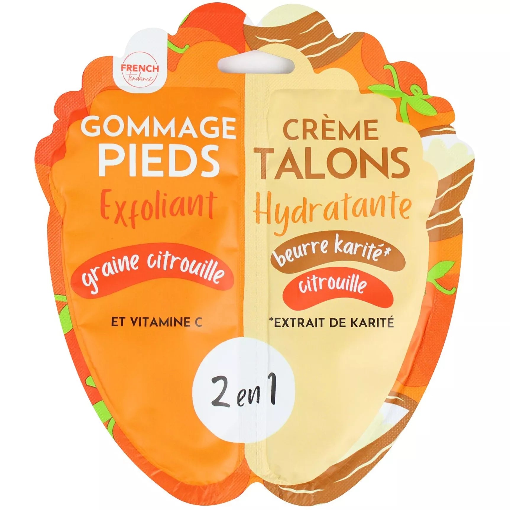 Duo Gommage / Crème hydratante Pieds - Graines de Citrouilles & Vitamine C