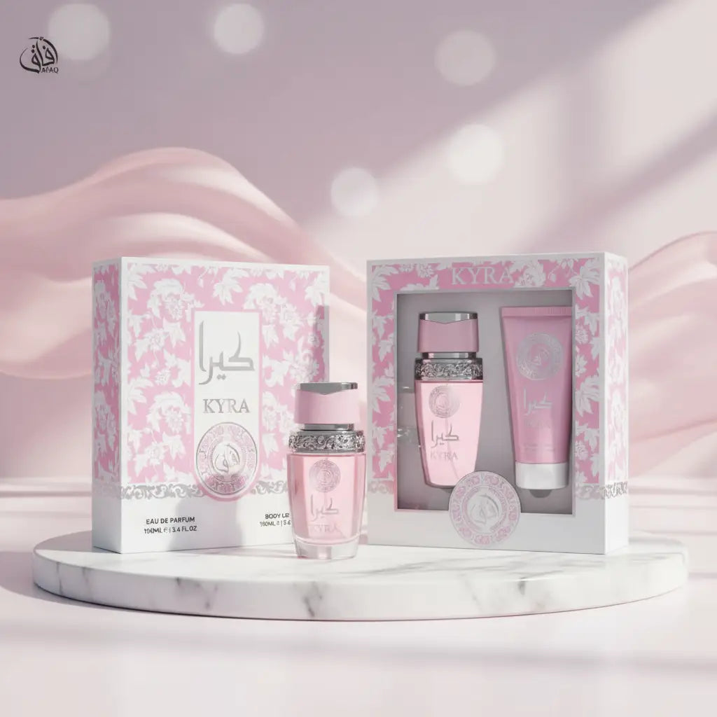 Coffret KYRA AFAQ pour Femme – Le Charme Floral et Romantique (Duo 100ml)